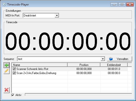 Timecode-Player