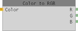 Abbildung 1: Color to RGB Node